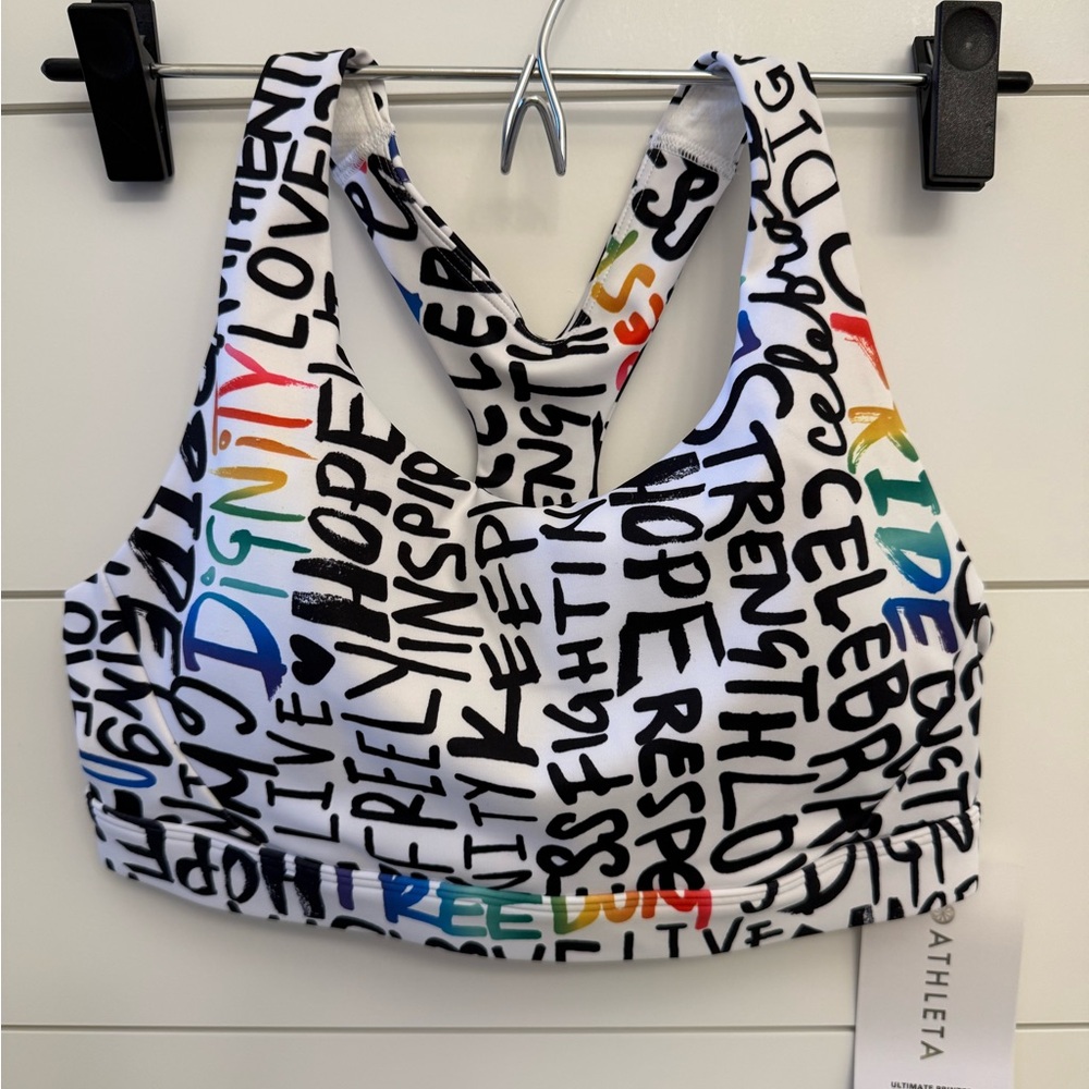 Athleta Multicolor Graphic Sports Bra